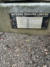 Plant Trailer 2700kg with Ramp