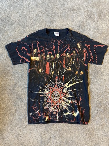 Slipknot black graphic shirt - graphic, t-shirt