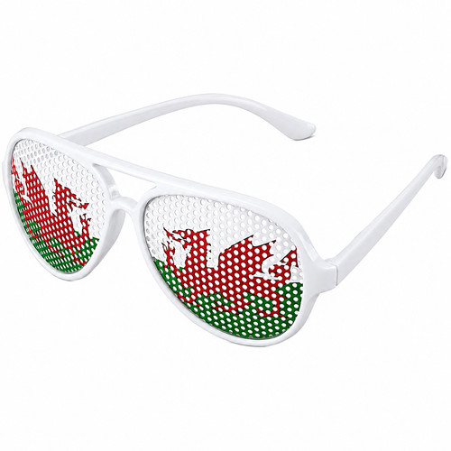 Welsh glasses cymru - glasses, dragon