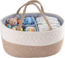 Diaper Caddy Organizer Cotton