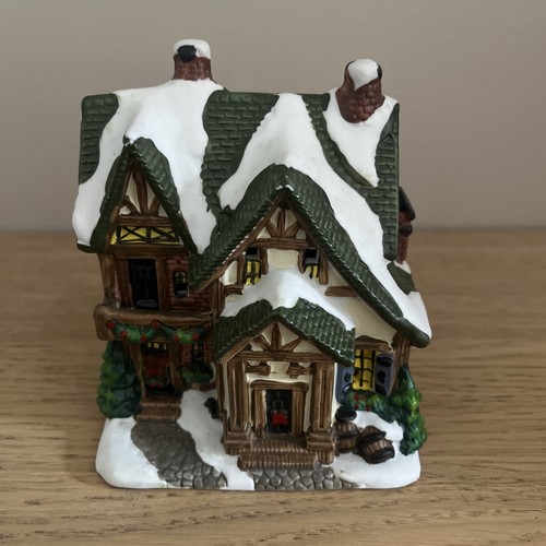 Porcelain christmas village - porcelain,