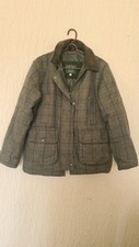 Ladies Derby Tweed Shooting Jacket By Greenbelt County Wear Size 12