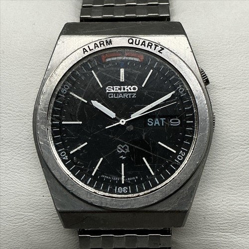 Vtg seiko alarm mens watch - vtg,