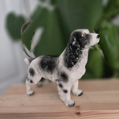 Vintage porcelain springer - porcelain,