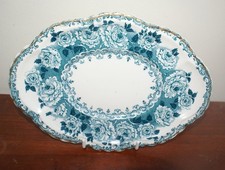 Antique Late Mayers by Keeling Pottery Small Oval Plate No 402155