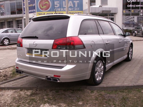 Rear bumper spoiler - rear,