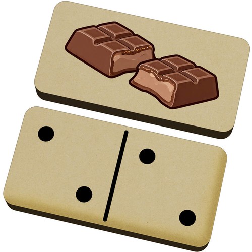 Broken chocolate bar domino - 'broken,