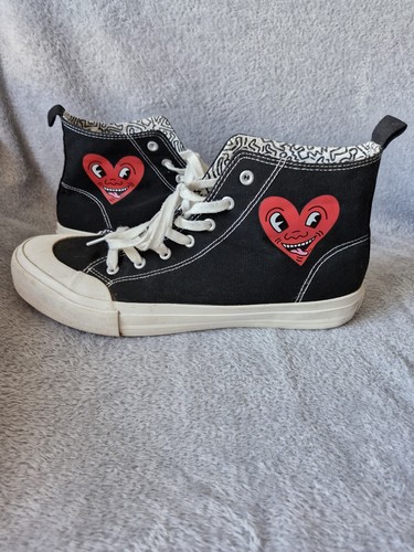 Keith haring black high top - keith,