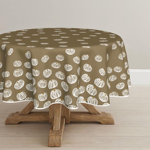 Fall tablecloth 70 inch - 70,