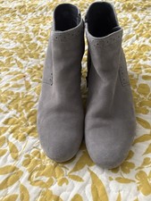 Hotter Grey Ankle Boots 