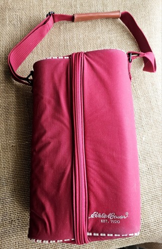 Eddie bauer canvas picnic wine - eddie,