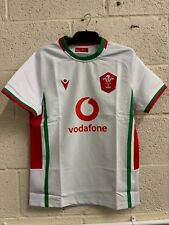 Macron Welsh Rugby Union Authentic Away Shirt 24/25 Adults Men's Large