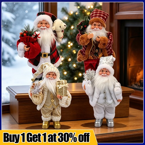 30cm standing santa - 30cm, claus