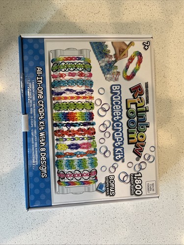 Rainbow loom kit with case - rainbow,