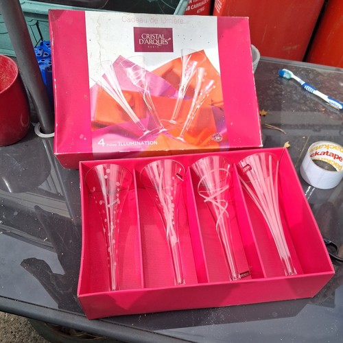 Cristal arques set of 4 - set,