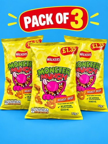 Walkers monster munch roast - walkers,