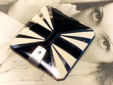 Black white silver art deco