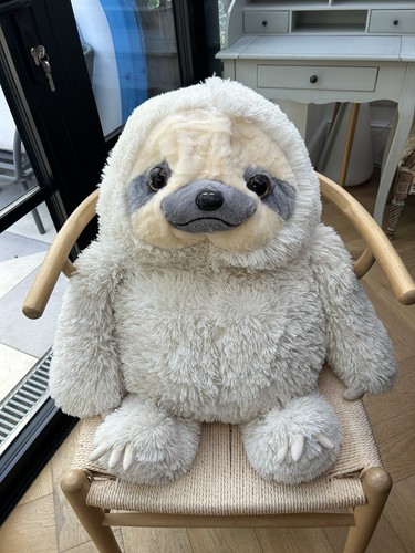 Large white sloth cuddly - white,