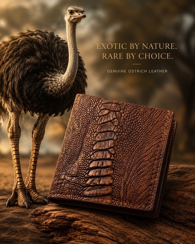 Ultra rare ostrich leather - rare,