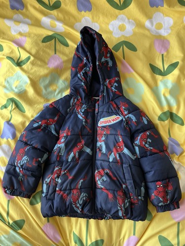 Spiderman padded coat with - padded,