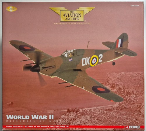 Corgi aviation hawker - aviation,