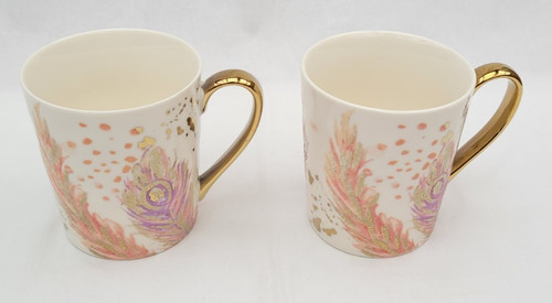 Fine china feather - mug, by