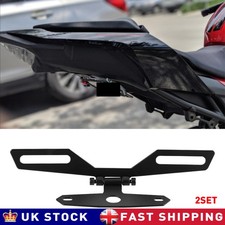 2PCS Universal Motorcycle Tail Tidy License Plate Bracket Up Durable NEW UK