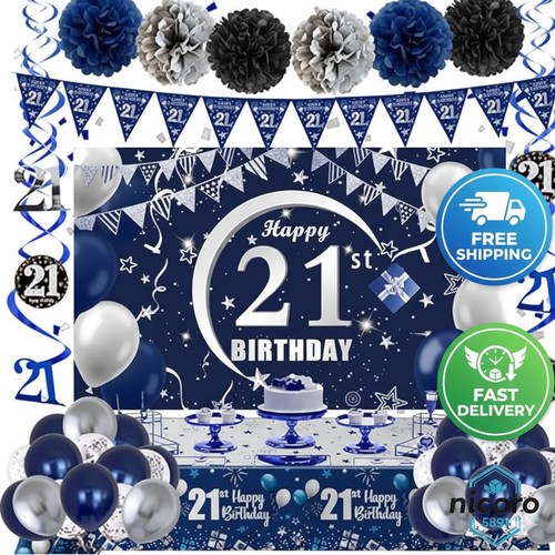 Blue silver 21st - silver,