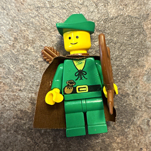 Lego minifigure robin hood - hood, w/