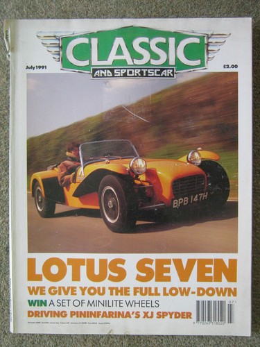 Classic sportscar july 1991 - &,