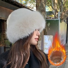 Womens Russian Fluffy Faux Fur