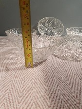 5x Glass Peacock Feather