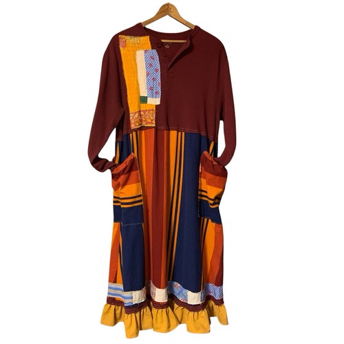Upcycled midi maxi dress - maxi, xl