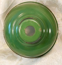 Vintage enamel green lamp - vintage,