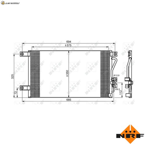 Condenser air conditioning - air,
