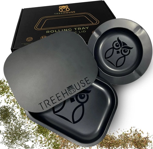 Black rolling tray - , set