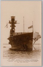 HMS HERMES Royal Navy Aircraft Carrier RP Postcard #4