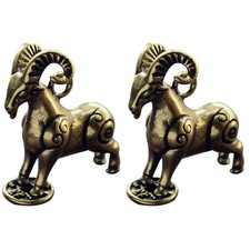 2 Pieces Mini Goat Figurines