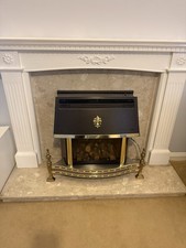 Valor Homeflame Unigas Fireplace with Marble Hearths and Fireplace Surround
