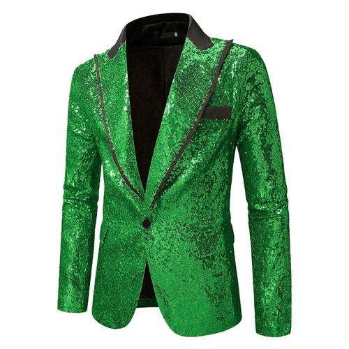 Mens sparkle sequins blazer - mens,