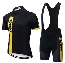 2pc Mens Cycling Jersey Bib
