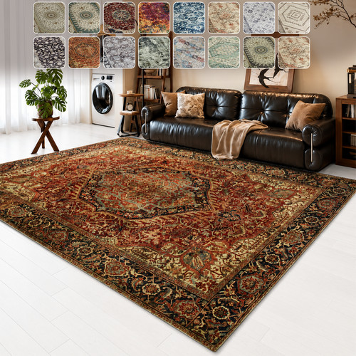 Washable non slip area rug - slip,