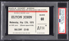 1976 Elton John Concert Ticket