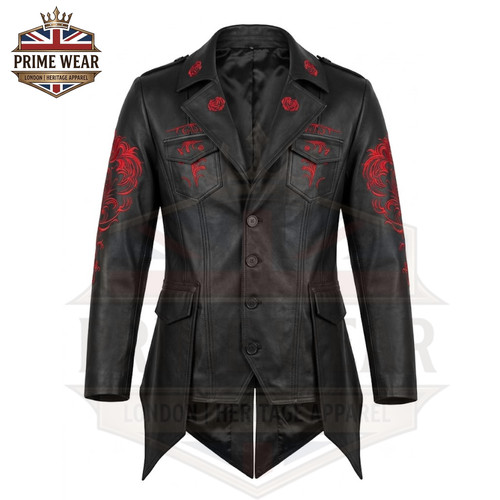 Men black genuine leather - men's,