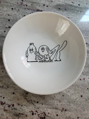 Retro kelloggs ceral bowl - kelloggs,