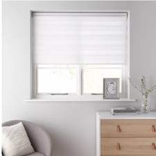 Save 40% - Habitat Day and Night Roller Blind - 3ft - White - 90cm x 160cm