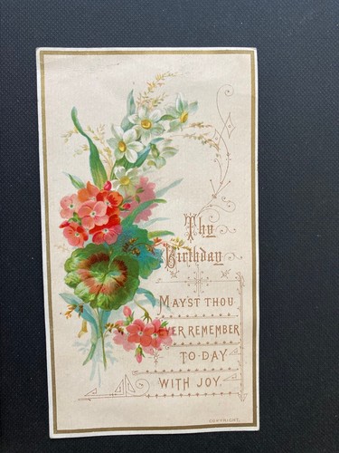 Victorian greeting card