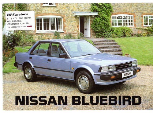 Nissan bluebird mid - nissan, mid-late