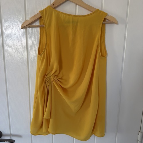 Zara mustard ruched - mustard,