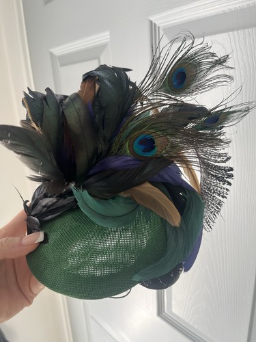 Women green feather - green,